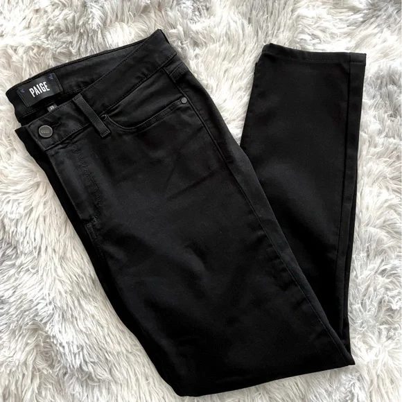 PAIGE Verdugo Denim Crop in Black Overdye. Size 29. NWOT - Picture 3 of 13
